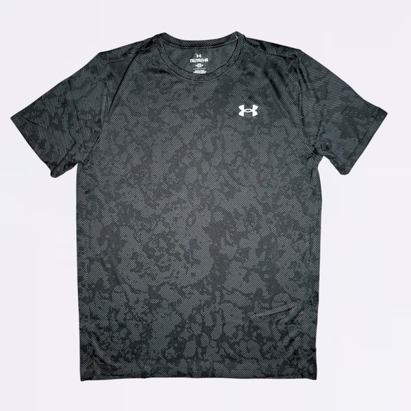 Under Armour Vent Jacquard Black Tee (Junior)