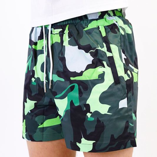 ENVI Camo Shorts  - Green
