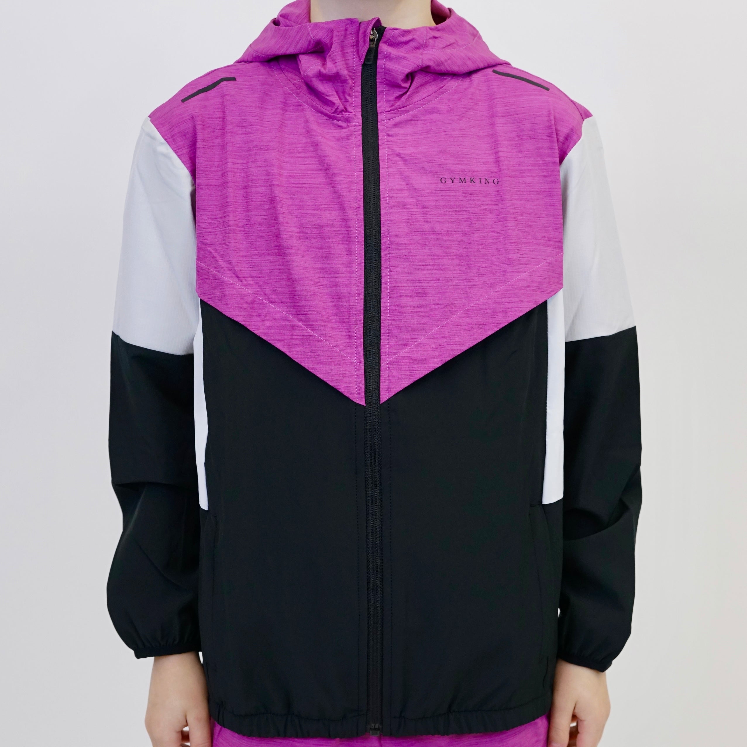 Gym King Vision Jacket - Purple / Black (Junior)