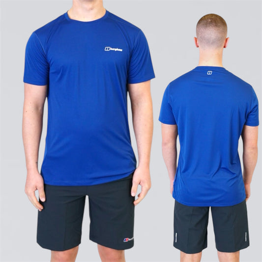 Berghaus Tech Set - Tee & Shorts - Royal Blue / Black