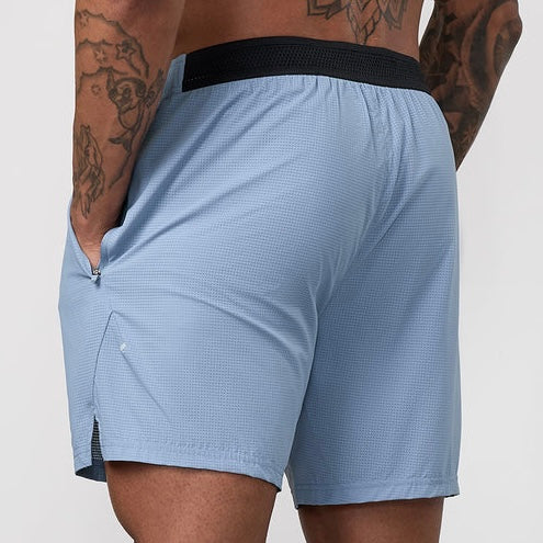 Gym King Energise Set - Tee & Shorts  - Powder Blue