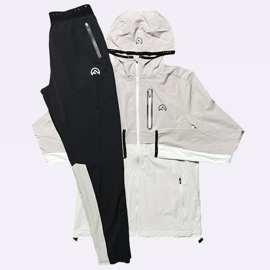 Flux Versatility Set - Jacket & Bottoms Set - Black / Grey