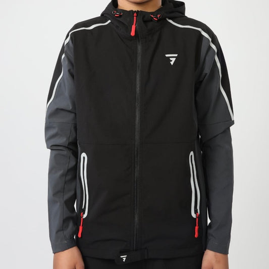 GRIID Reflect Jacket (Junior) - Black / Red