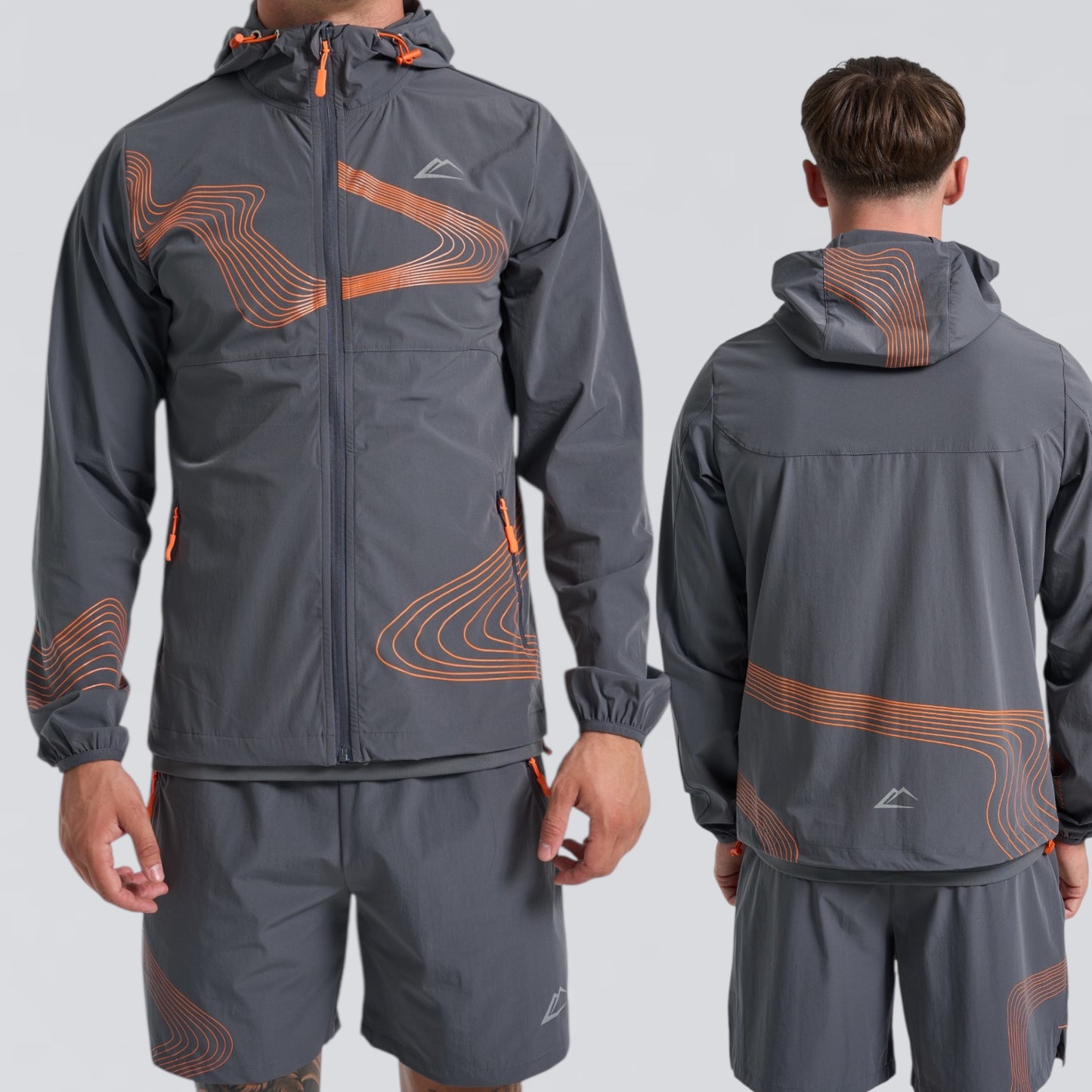 ActiveLine Wave Windrunner  - Grey / Orange