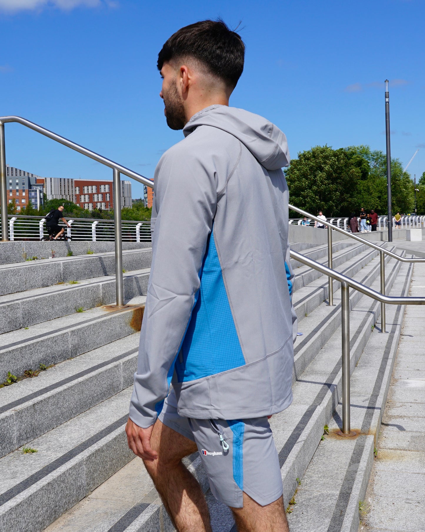 Berghaus Wavertree 3 Piece Shorts Set - Dark Grey / Blue