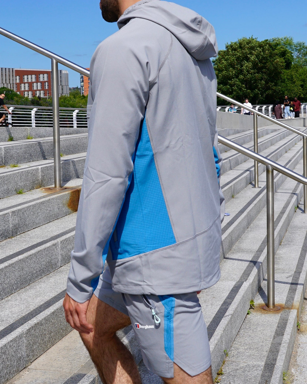 Berghaus Wavertree 3 Piece Shorts Set - Dark Grey / Blue