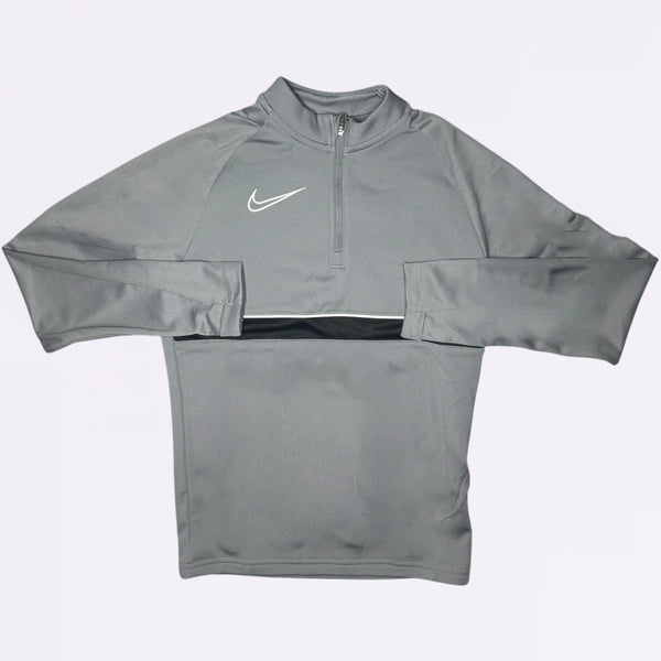 Nike Dri Fit Academy Half Zip - Grey/Black (Junior)