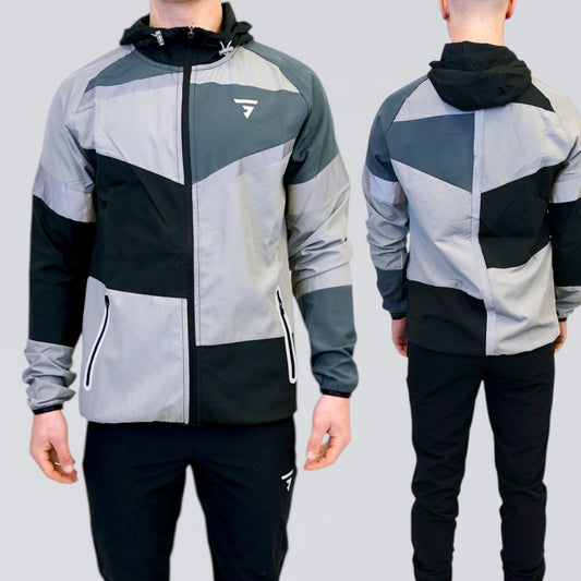 GRIID Panel Set - Windrunner & Bottoms -  Grey / Black