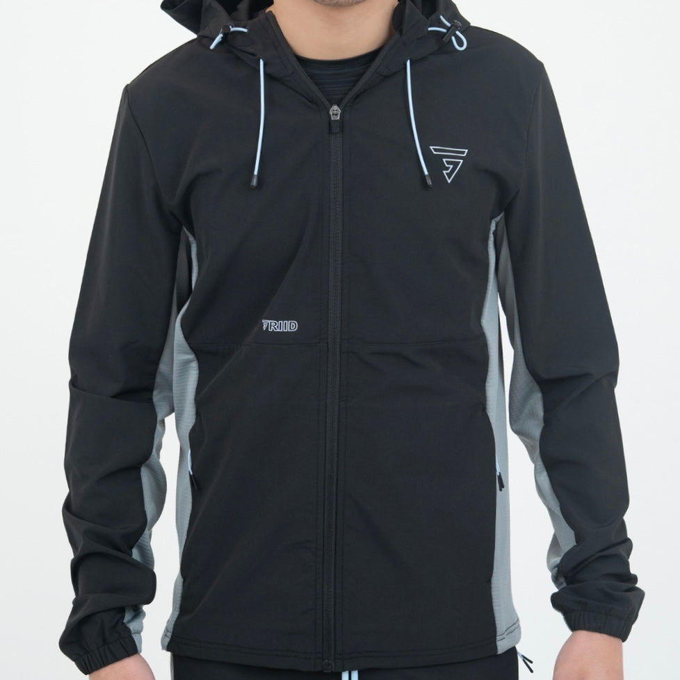 GRIID Bally Jacket - Blue / Black / Grey