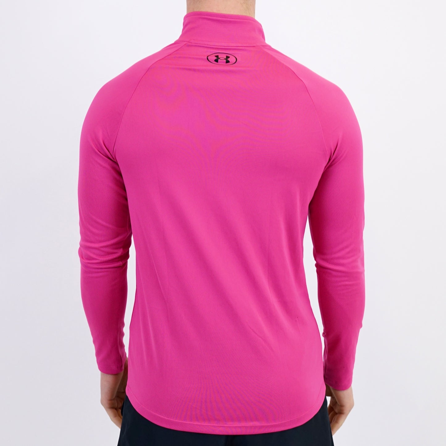 Under Armour Tech / Speed Stride Set - Half Zip & Shorts - Pink / Black