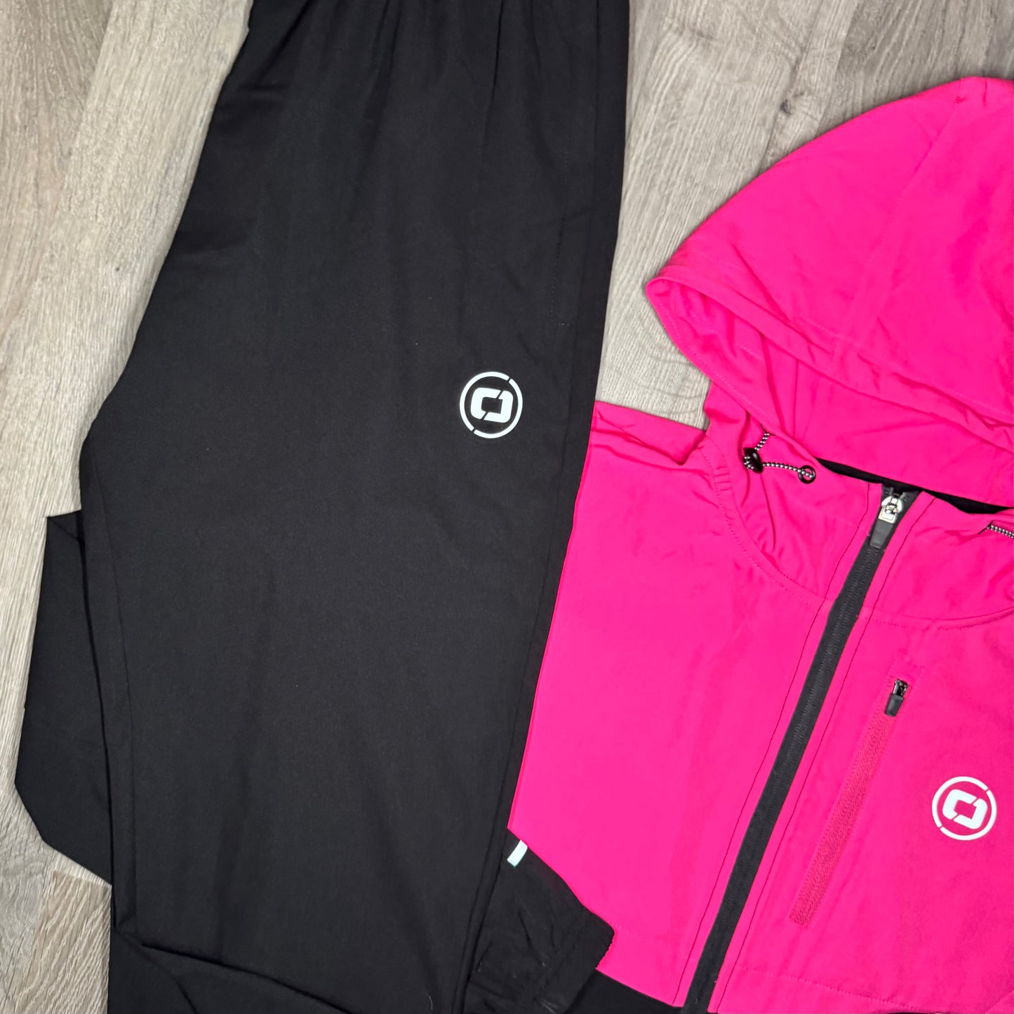 Certified Jacket & Bottoms Set - Black / Pink