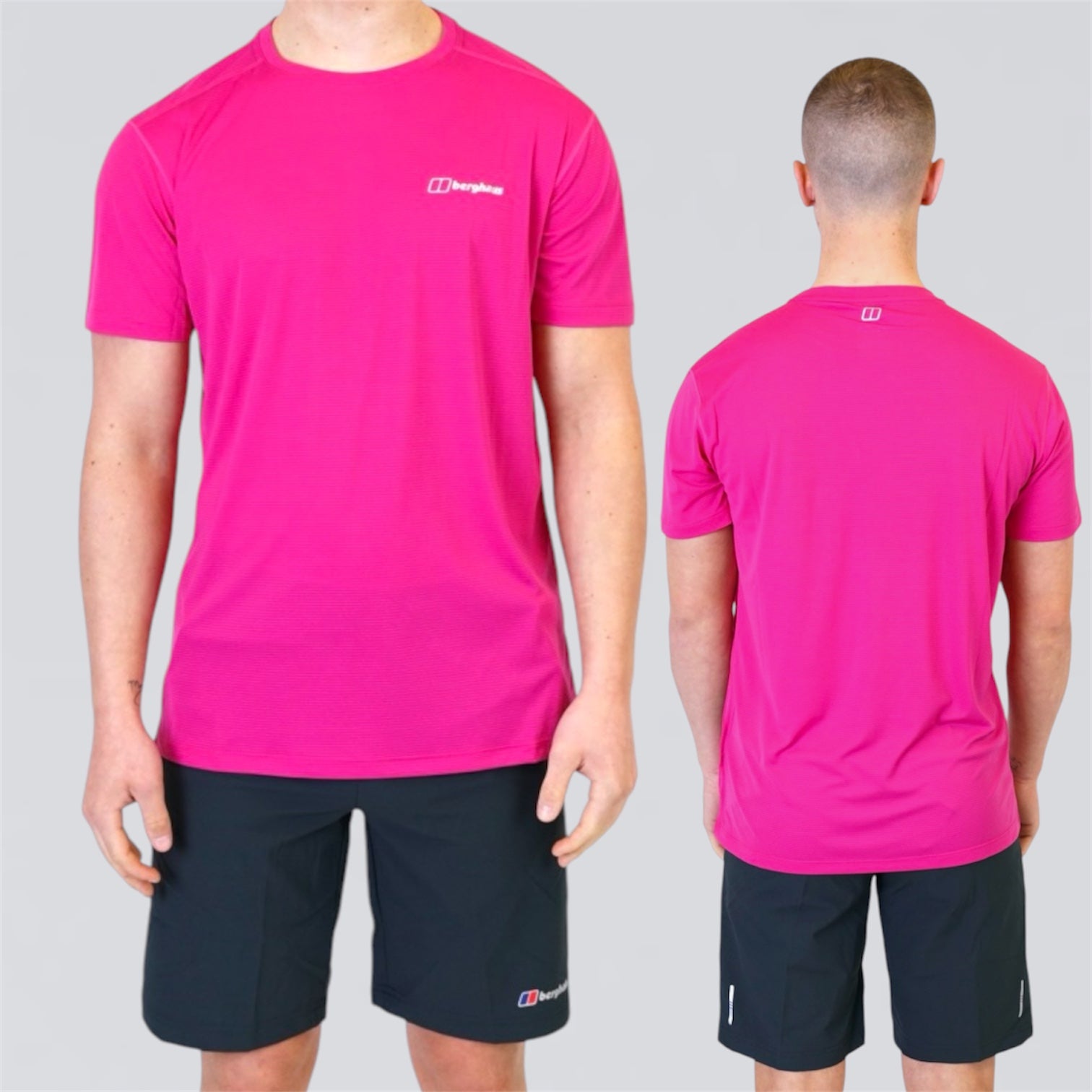 Berghaus Tech Set - Tee & Shorts - Pink / Black