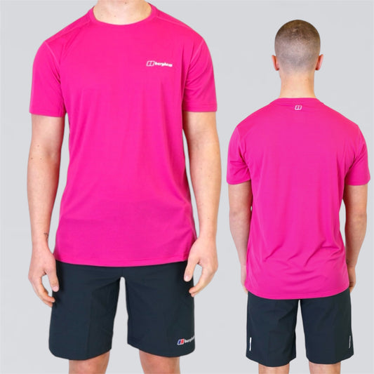 Berghaus Tech Set - Tee & Shorts - Pink / Black