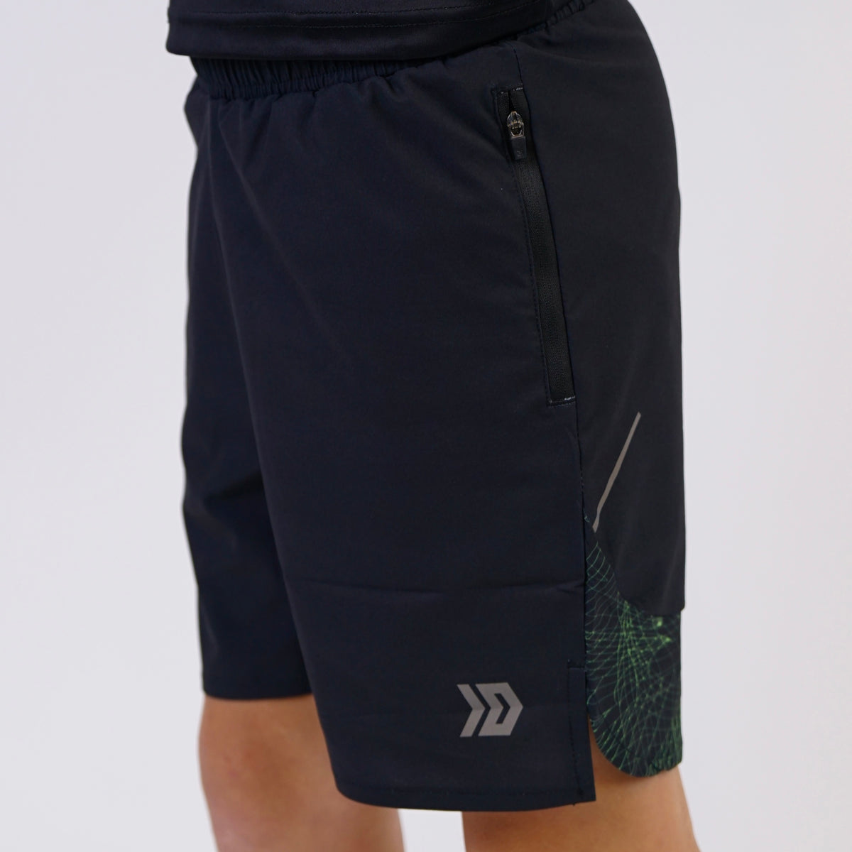 DASH Hyperweb Shorts - Black / Neon (Junior)