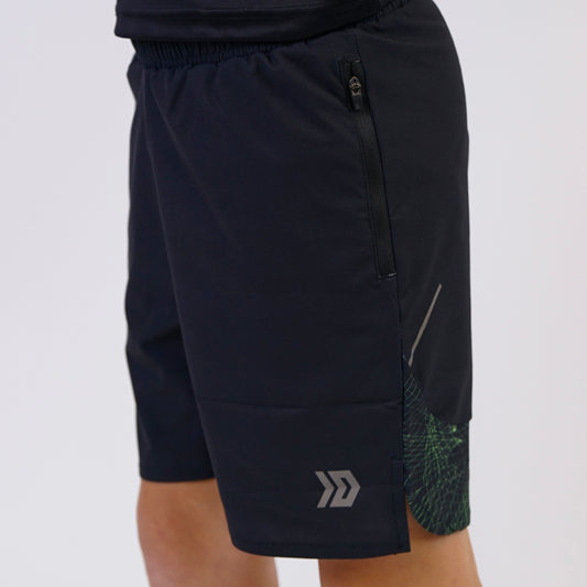 DASH Hyperweb Shorts - Black / Neon (Junior)