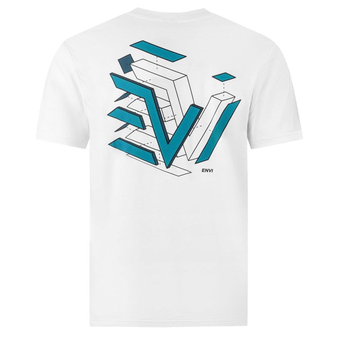 ENVI Deconstruct Tee - White / Teal