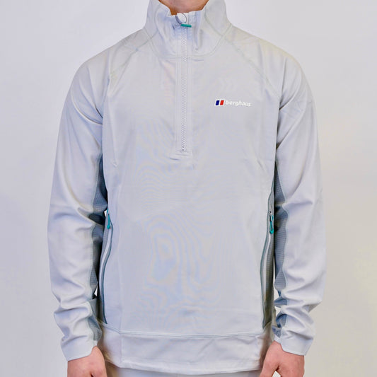 Berghaus Wavertree Half Zip - Light Grey