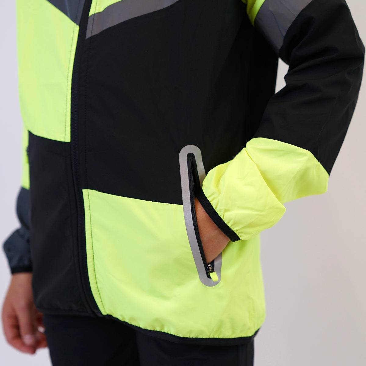GRIID Panel Windrunner - Neon / Black (Junior)