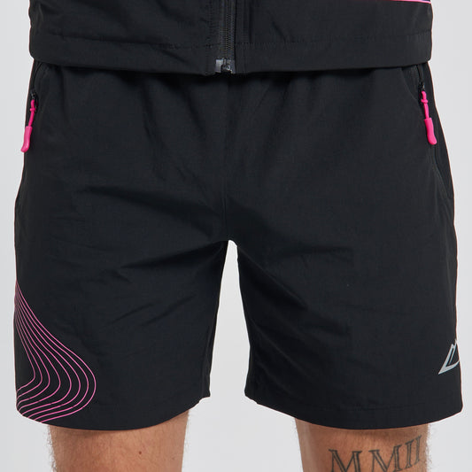 ActiveLine Wave Shorts - Black / Pink