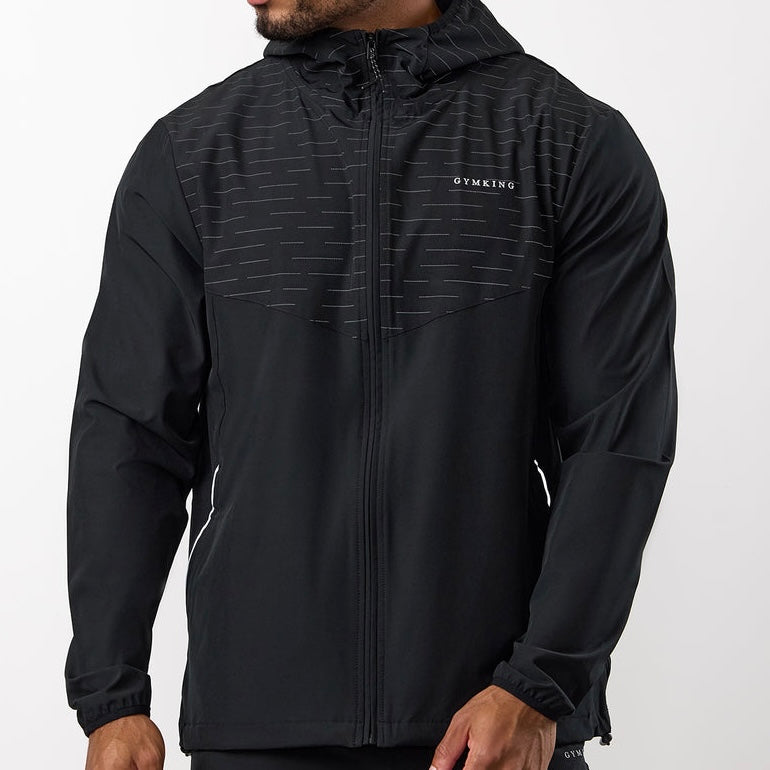 GymKing Stamina Performance Jacket & Joggers Set  - Black