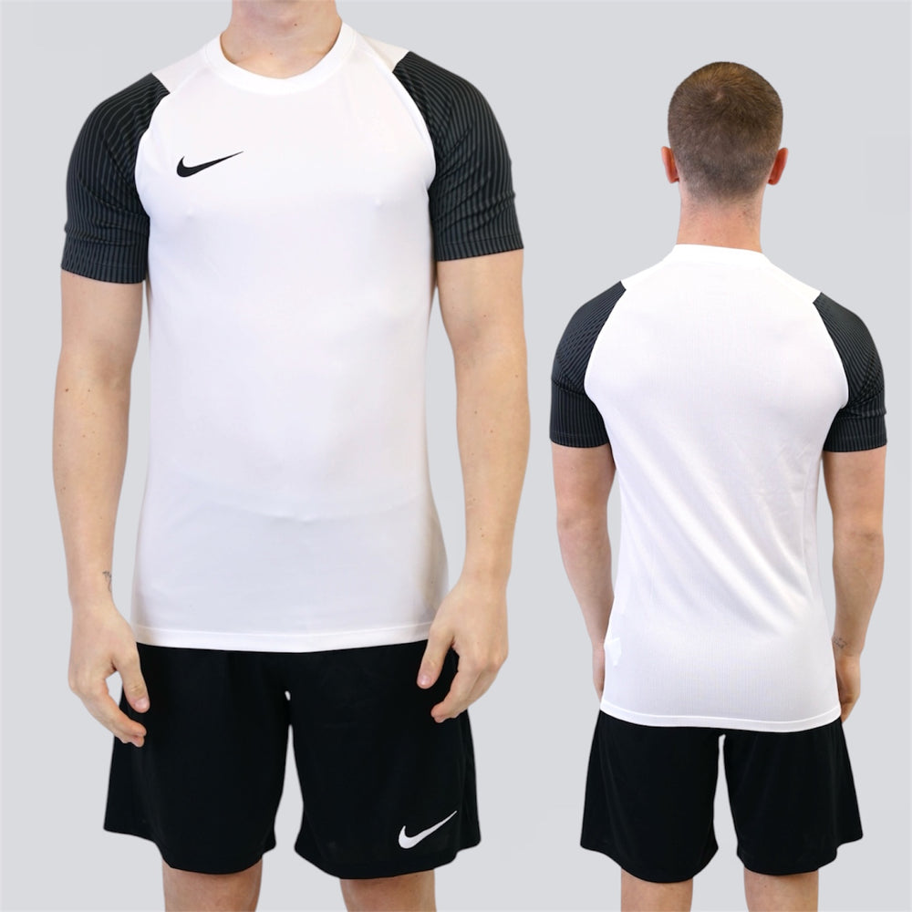 Nike Dri-Fit Academy 2.0 Set - Tee & Shorts - White / Black