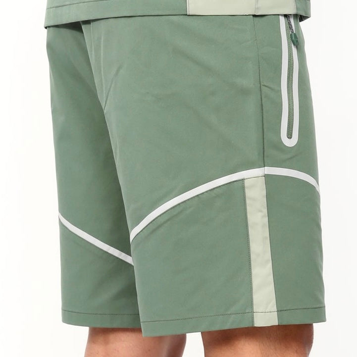 GRIID Reflect Set - T-shirt & Shorts - Green
