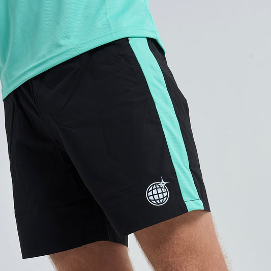 PRTY Active Shorts - Black / Mint