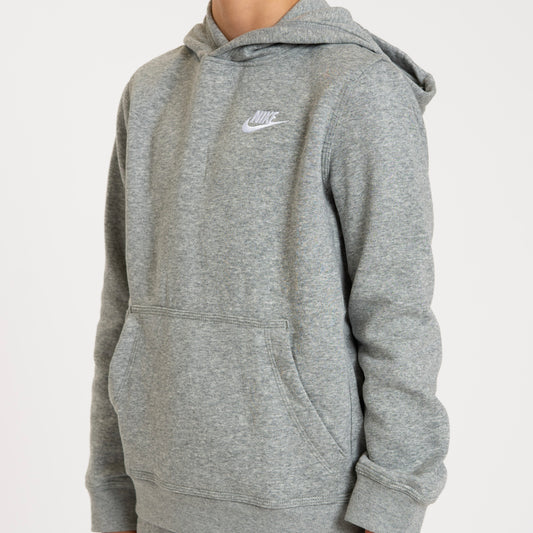 Nike Club Hoodie Grey (Junior)
