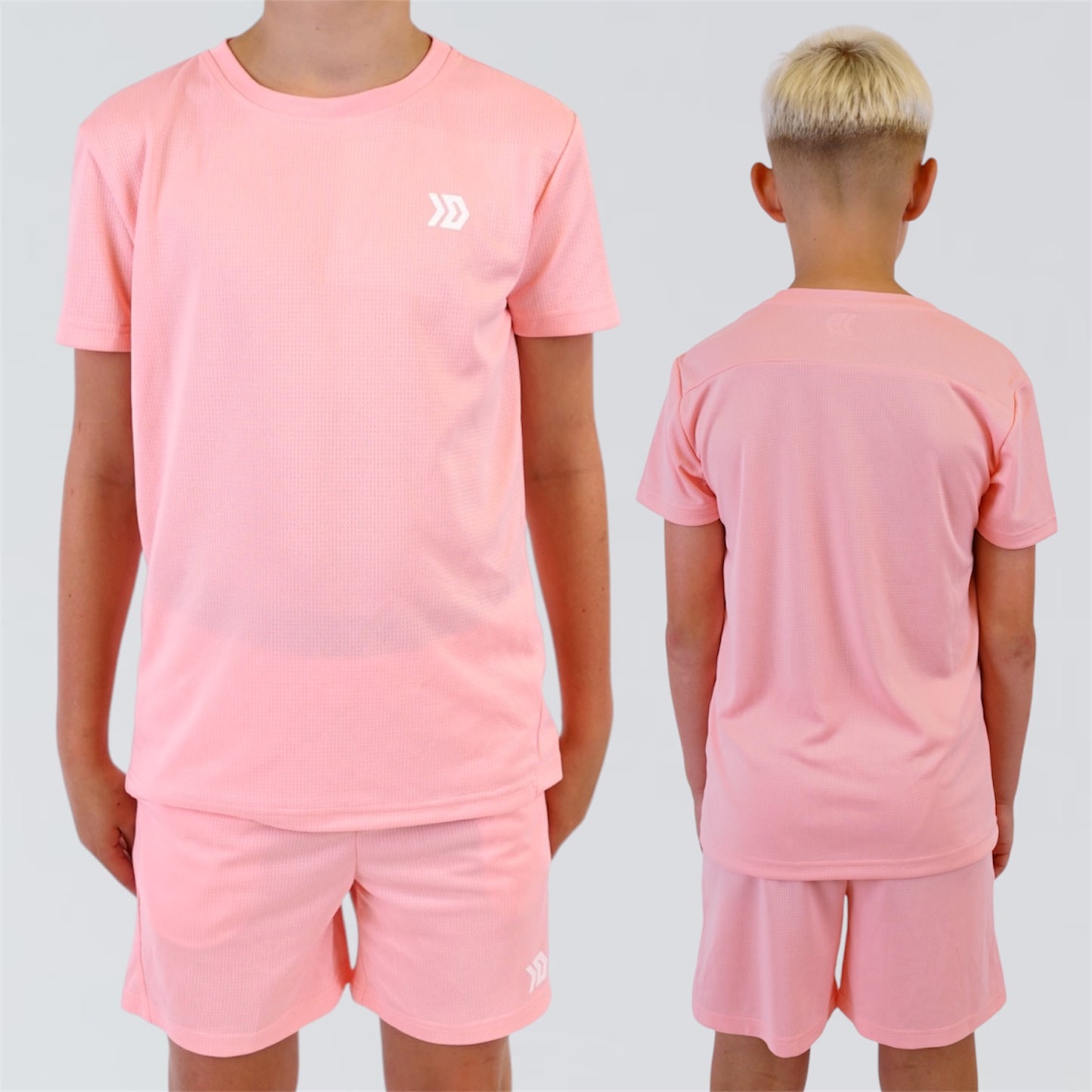 DASH Active Tee & Short Set - Pink Foam (Junior)