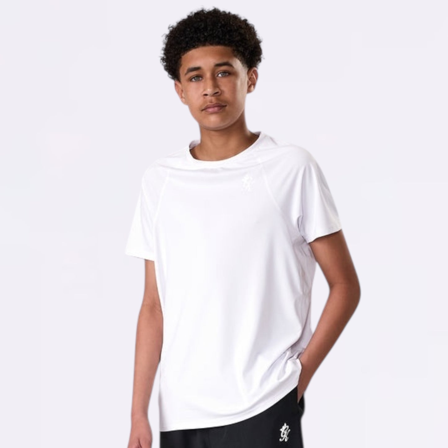 GymKing Kids Energy Tee - White