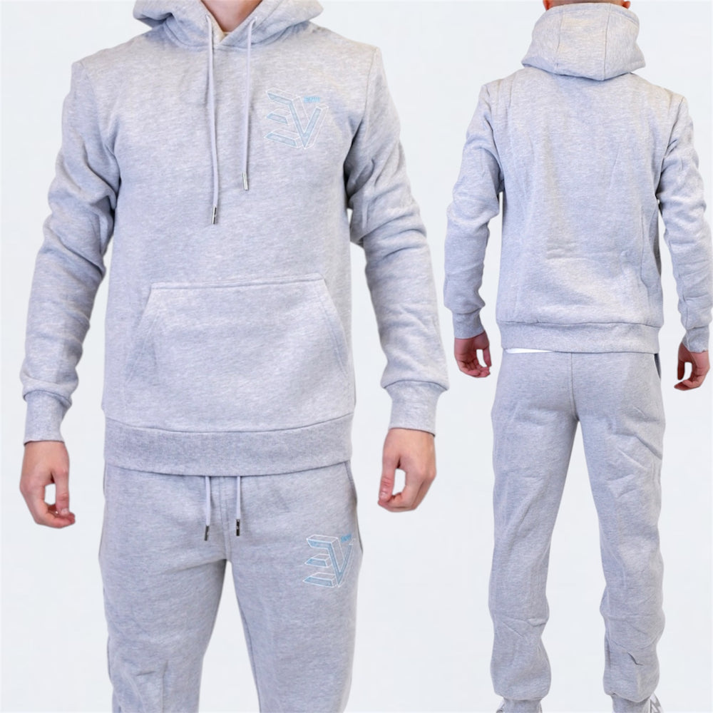 ENVI Concave Set - Hoodie & Bottoms - Light Grey