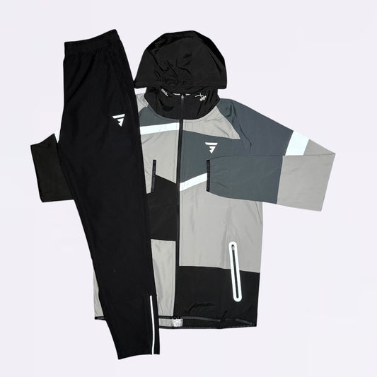 GRIID Panel Set - Windrunner & Bottoms -  Grey / Black