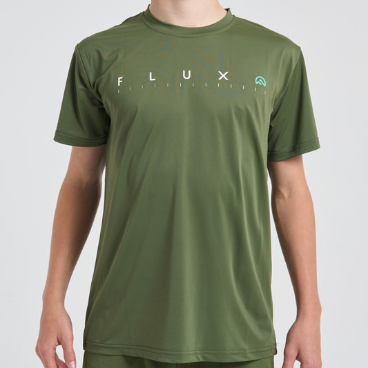 Flux Graphic Tee - Sage  (Junior)