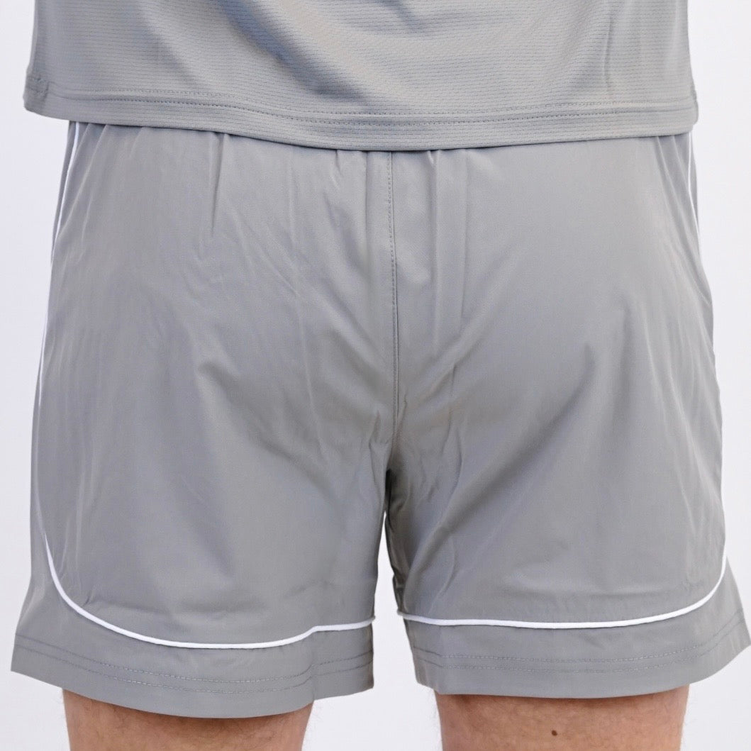 Gym King Core Piped Shorts - Grey