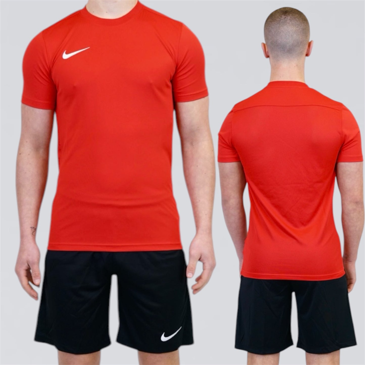 Nike Dri Fit Set - Red / Black