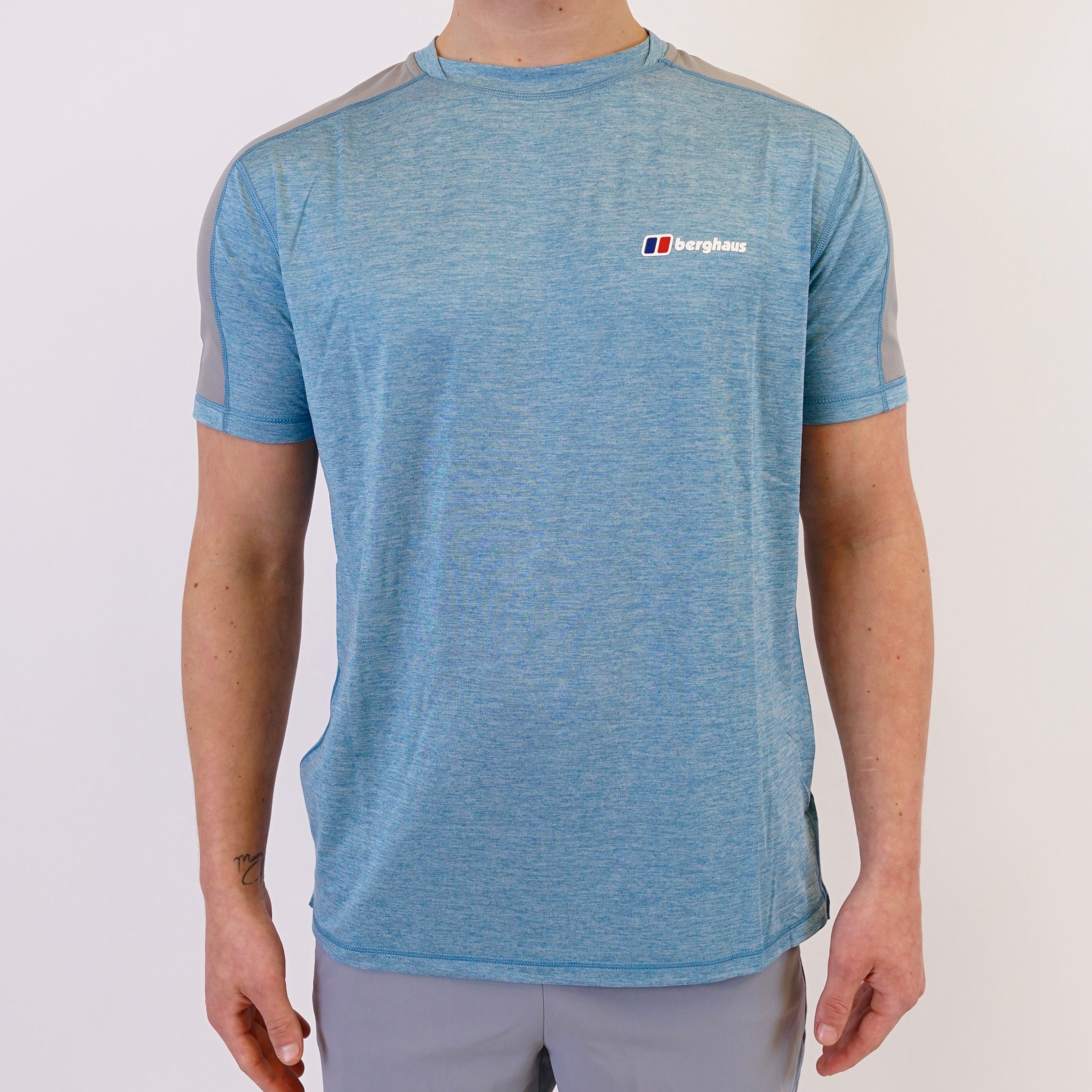 Berghaus Farndale Tech Set - Tee & Shorts - Blue / Grey