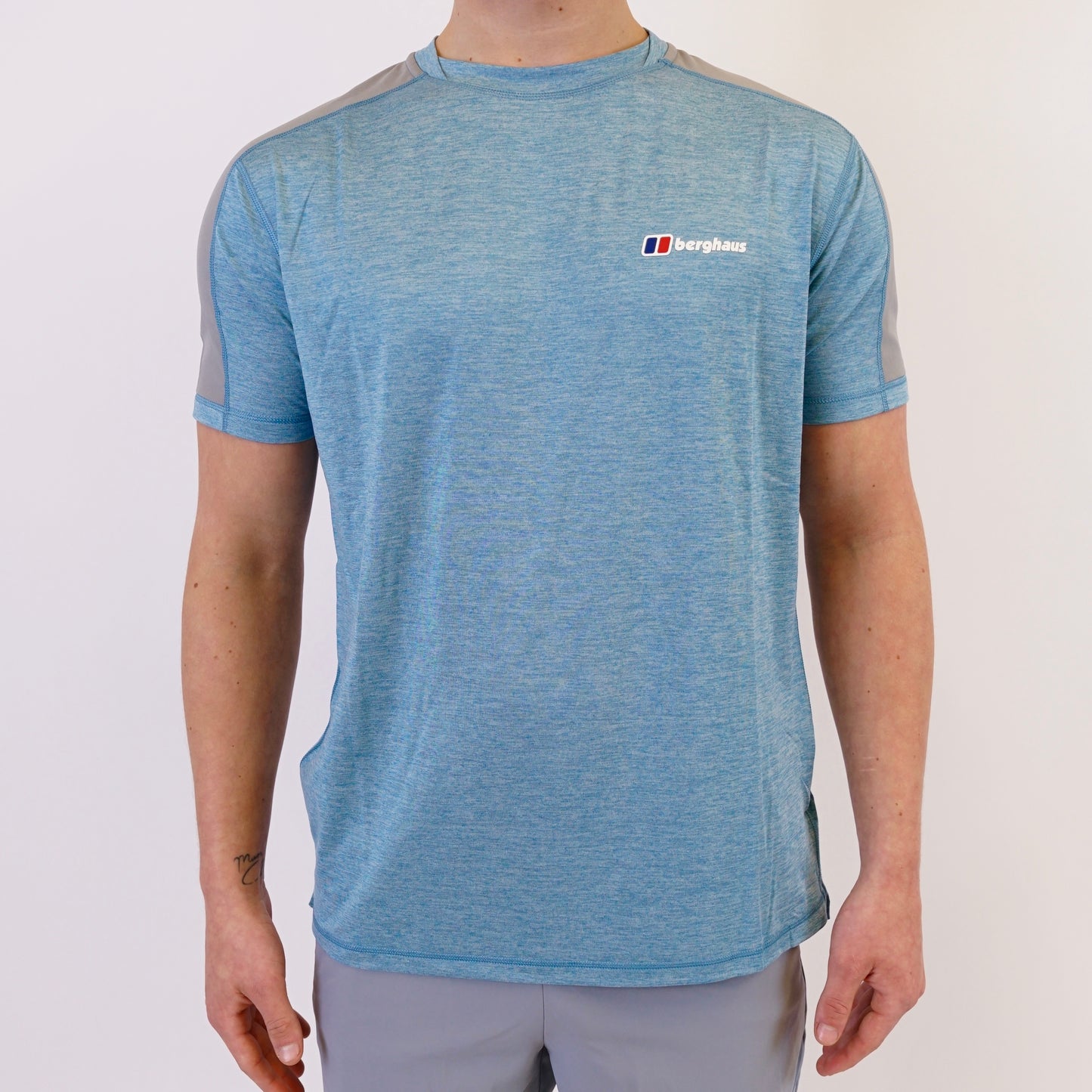 Berghaus Farndale Tech Set - Tee & Shorts - Blue / Grey