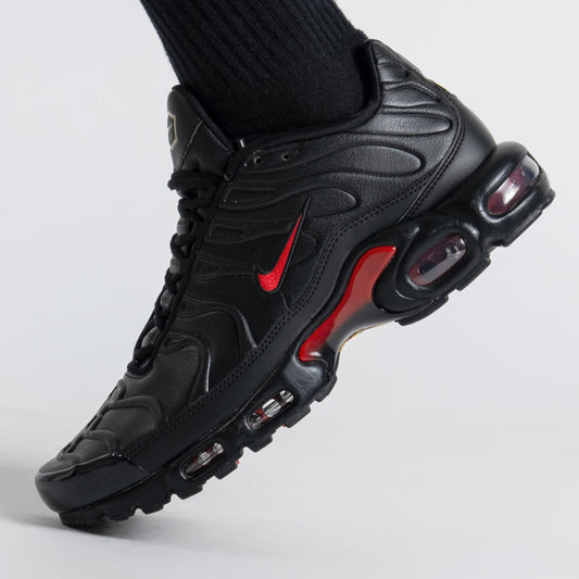 Nike Air Max Plus Black Red Leather