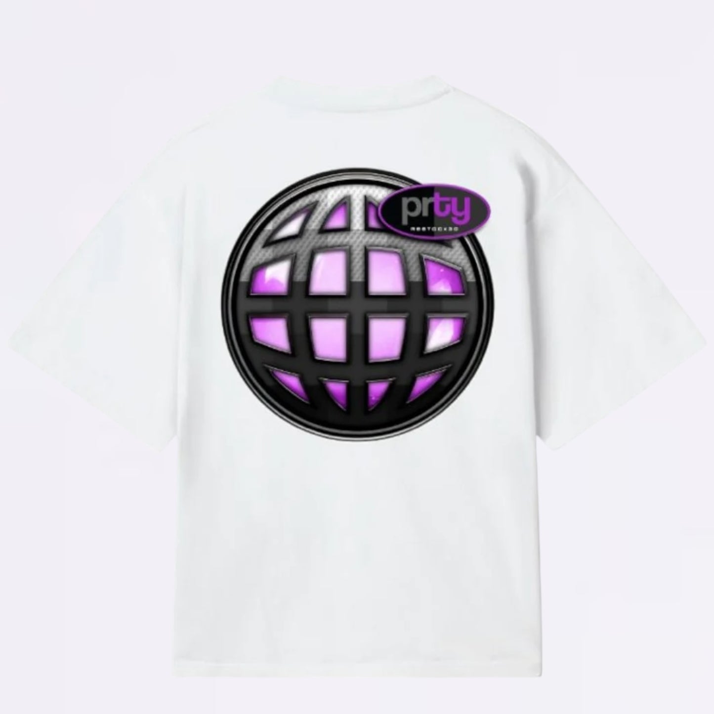PRTY 95 WHITE PURPLE TOP