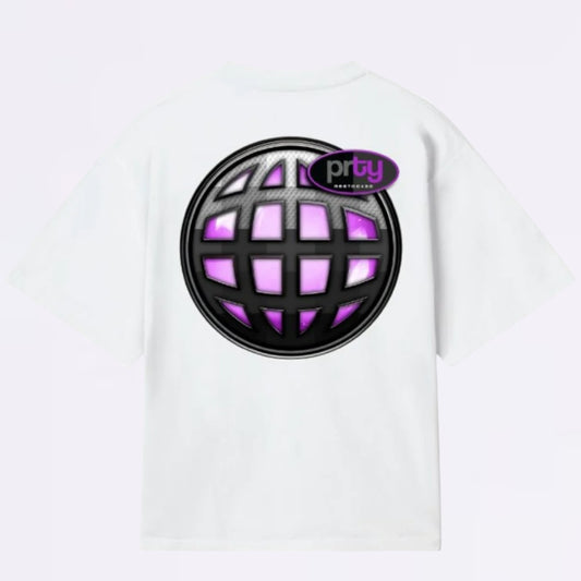 PRTY 95 WHITE PURPLE TOP
