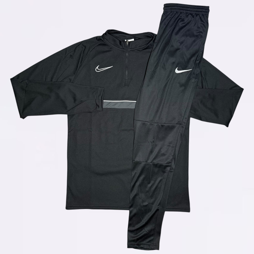 Nike Academy Half Zip Set - Black (Junior)