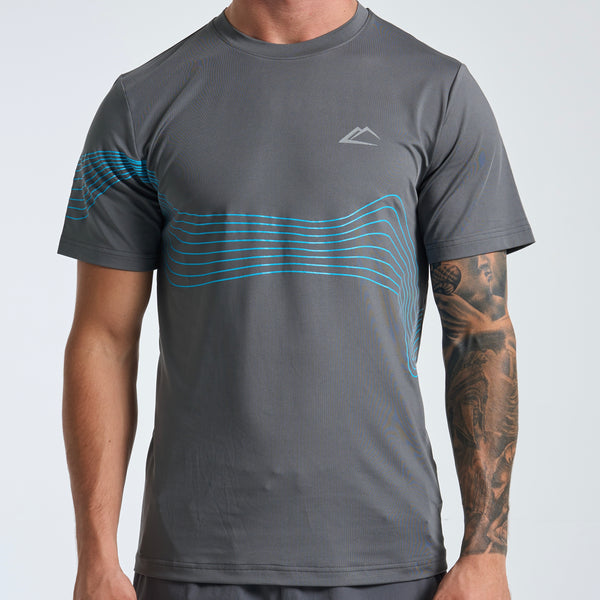 ActiveLine Wave Tee - Baltic Blue