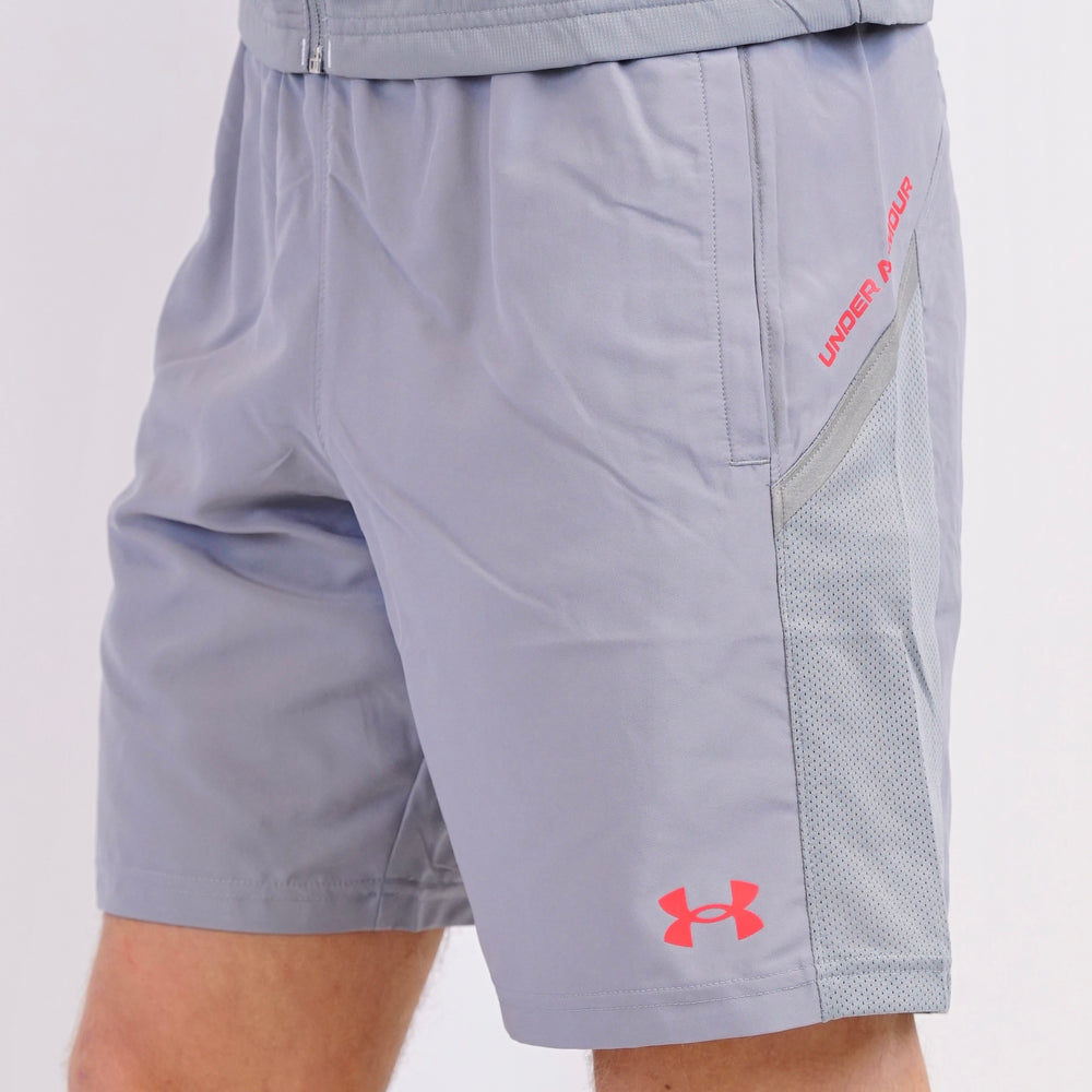 Under Armour Utility Shorts Grey / Red / White