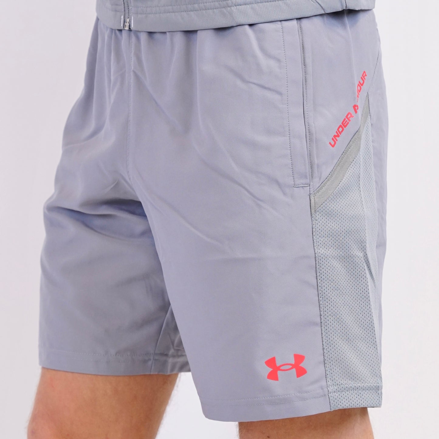 Under Armour Utility Shorts Grey / Red / White