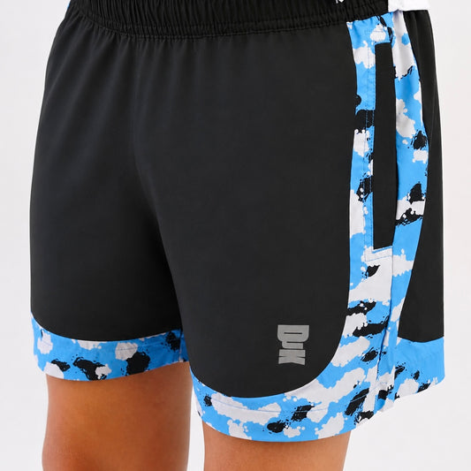 DJK Sniper Camo Shorts - Blue (Junior)