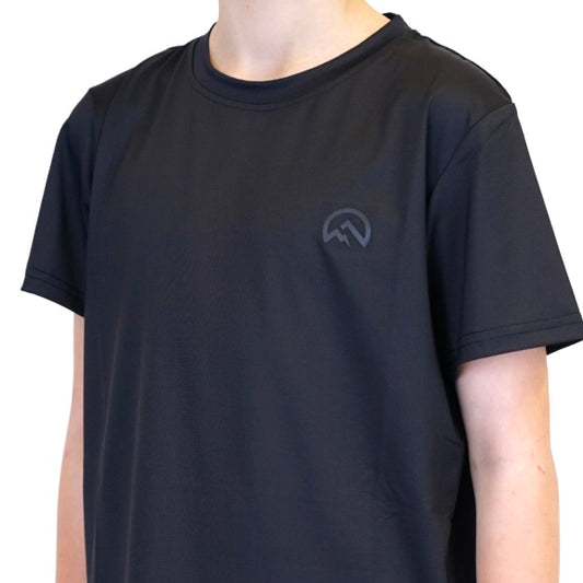 Flux Logo Tee - Black (Junior)