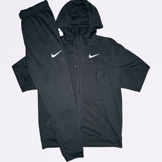 Nike Pro Set - Zipper & Joggers - Black