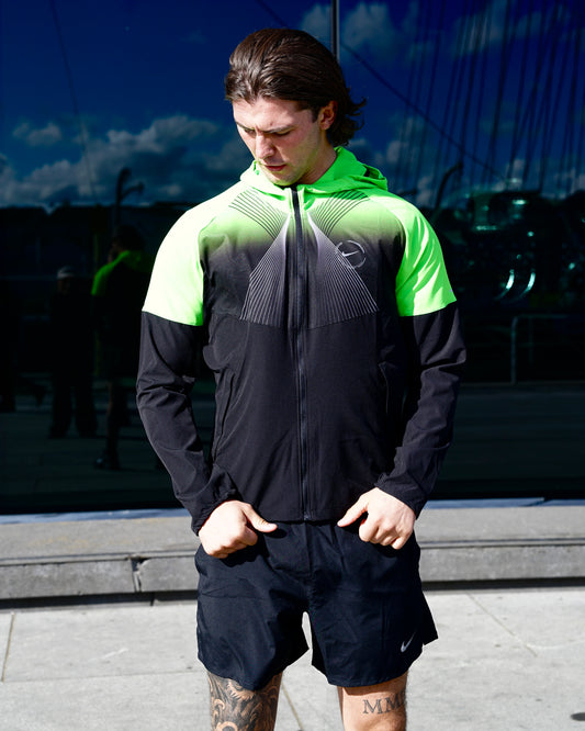 Nike Airmax Plus Windrunner 3 Piece Short Set - Neon / Black