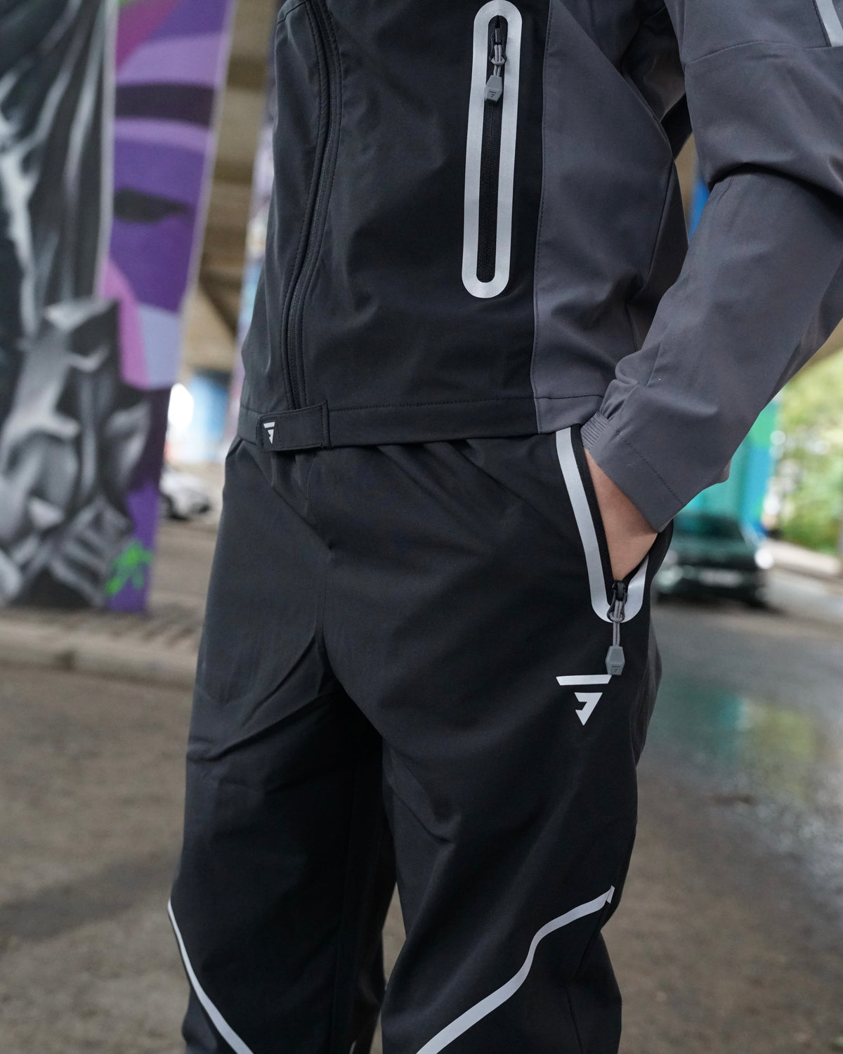 GRIID Reflect 3 Piece Bottoms Set - Black (Junior)