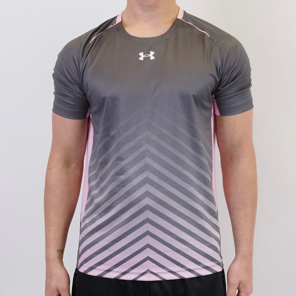 Under Armour Arrow T-Shirt - Grey / Pink
